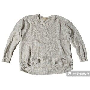 2 for $20 Michael Michael Kors Sweater Knitted Grey V Neck Size L